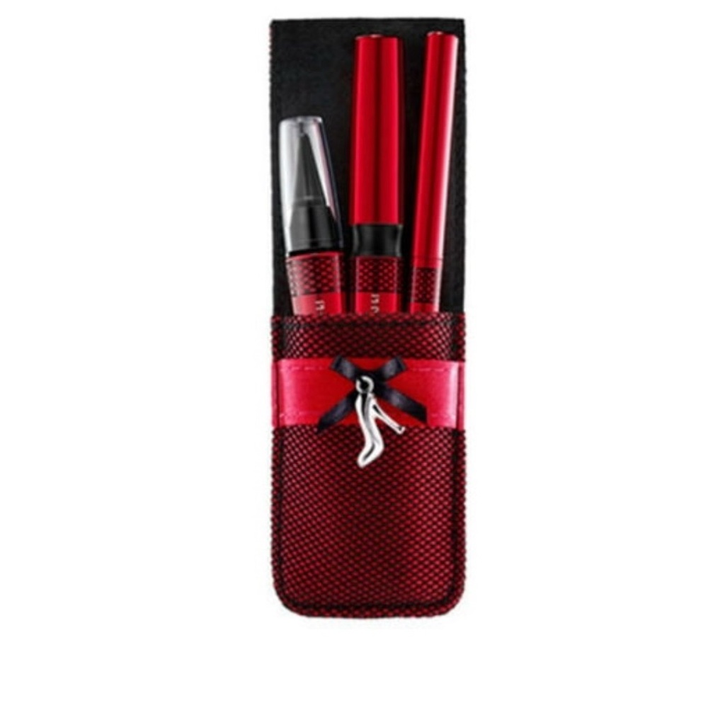 Elegant Red Pen Set with Case